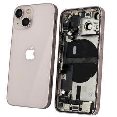 Back Housing With Parts | Original Pull / Reclaimed | iPhone 13 Mini | Pink | (Grade B+) 