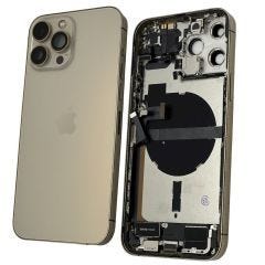 Back Housing With Parts | Original Pull / Reclaimed | iPhone 13 Pro Max | Gold | (Grade B+) 