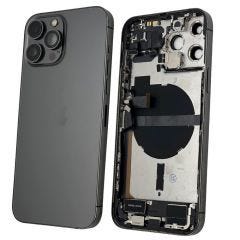 Back Housing With Parts | Original Pull / Reclaimed | iPhone 13 Pro Max | Graphite / Black | (Grade B)