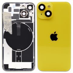 Back / Rear Cover Glass Panel | Original Pull / Reclaimed | iPhone 14 | Yellow | (Grade A)