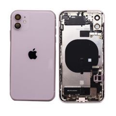 Back Housing With Parts | Original Pull / Reclaimed | iPhone 11 | Purple | (Grade B+)