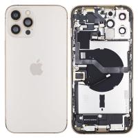 Back Housing With Parts | Original Pull / Reclaimed | iPhone 12 Pro Max | Gold | (Grade B+)